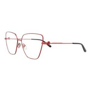 Balenciaga Womens Cat Eye Red Red Transparent Fashion Designer Eyewear